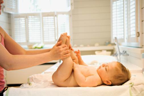 массаж ног ребенку
